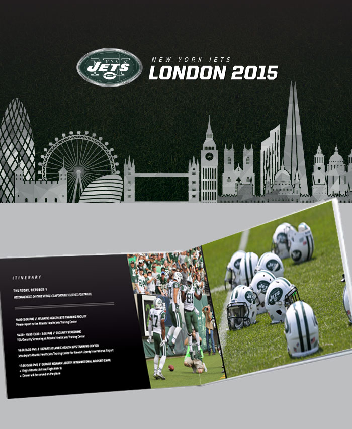 NY Jets in London, England Program