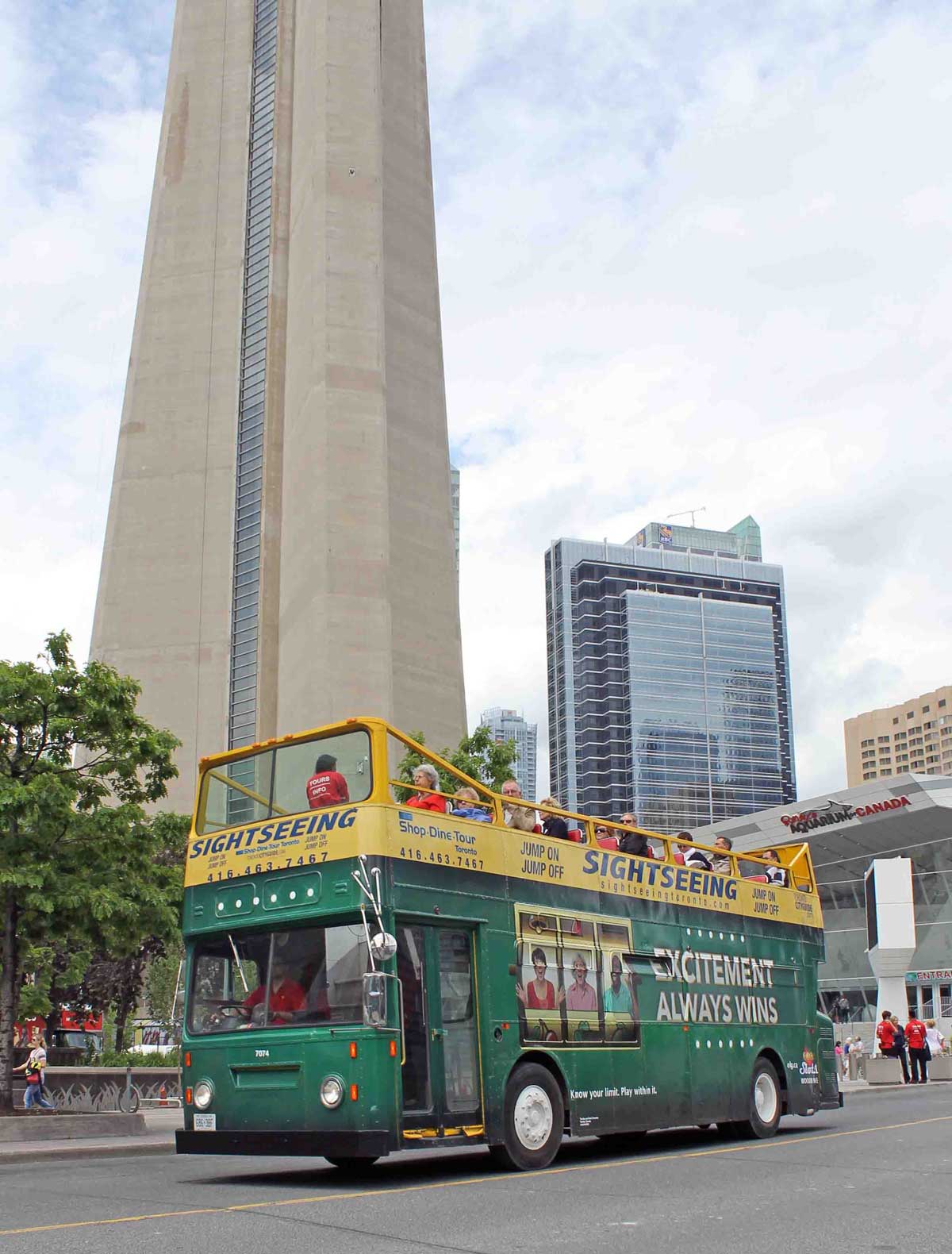 OLG Slots Bus Wrap in Toronto