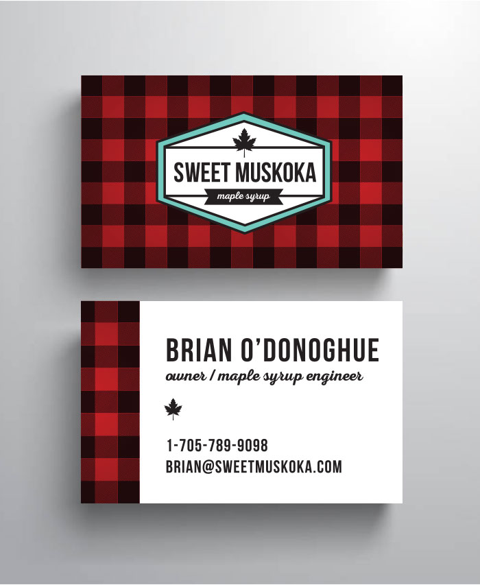 Sweet Muskoka business card